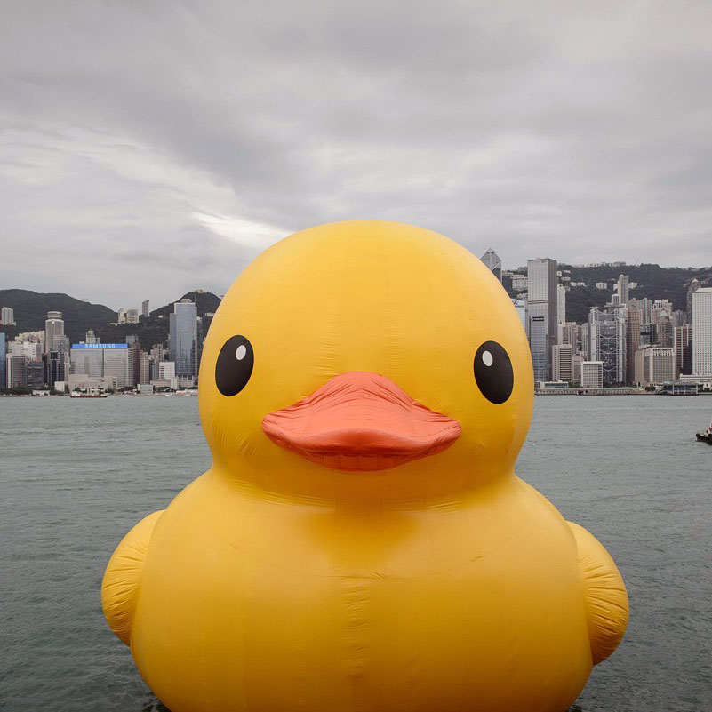 “大黃鴨”催熱藝術經濟公眾化